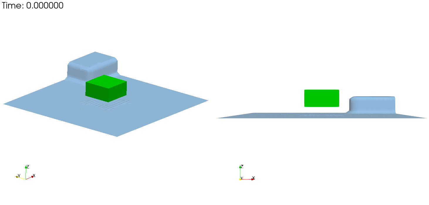6-DOF rigid body simulation